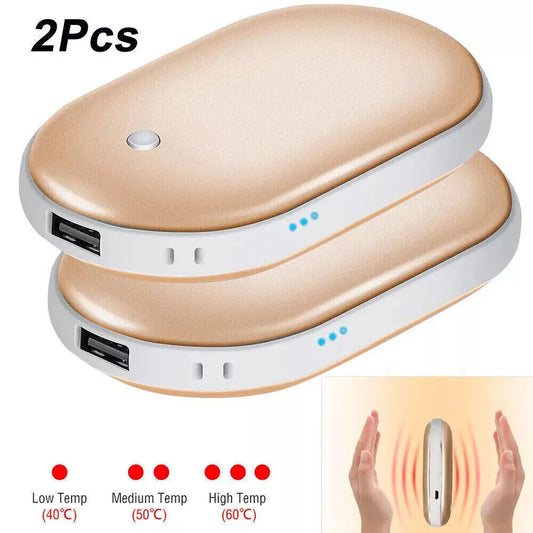 ToastyVibe™ Rechargeable Hand Warmer & Power Bank – 10,000mAh